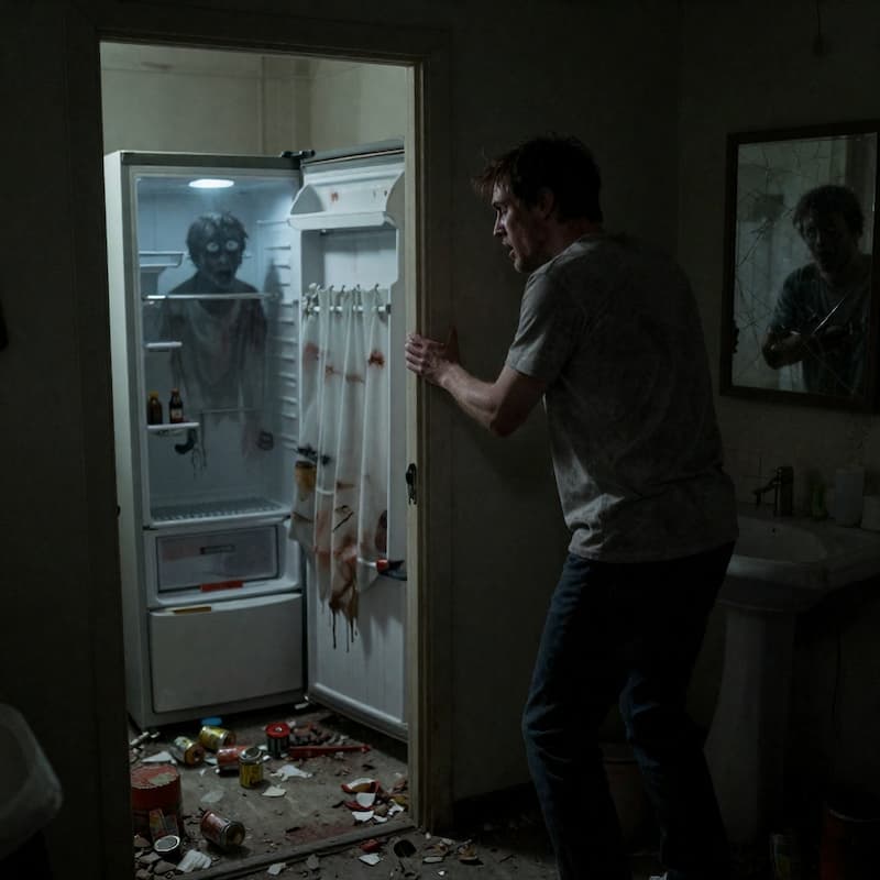 a man open a gate of fridge