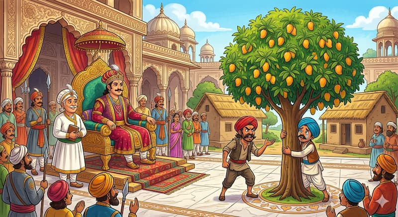 birbal and mango tree.